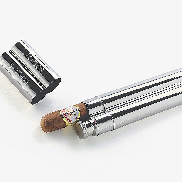 Personalized Groomsman Gift Cigar Flask