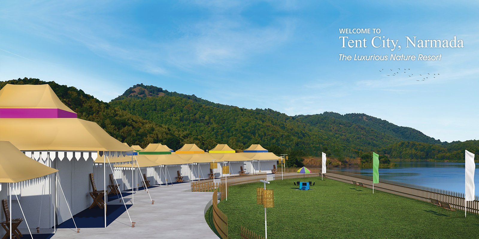 Statue of Unity Tent City booking