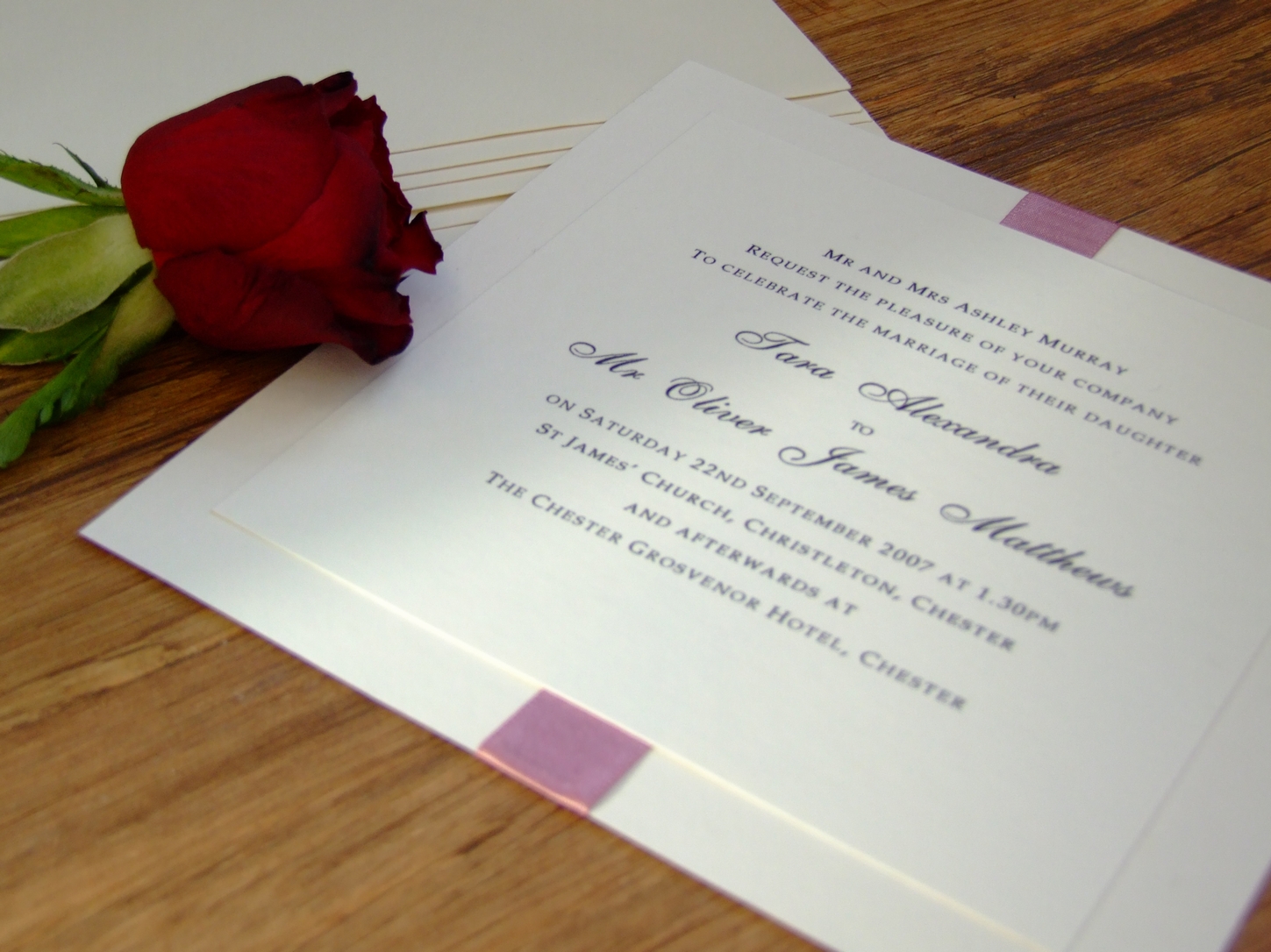 Red Wedding Invitations