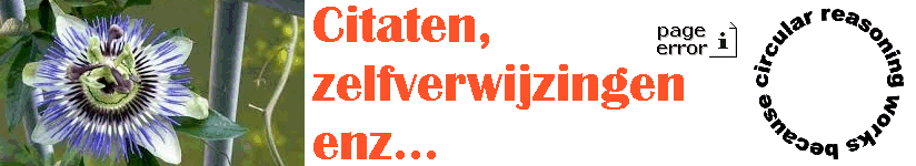 Zelfverwijzing en citaten