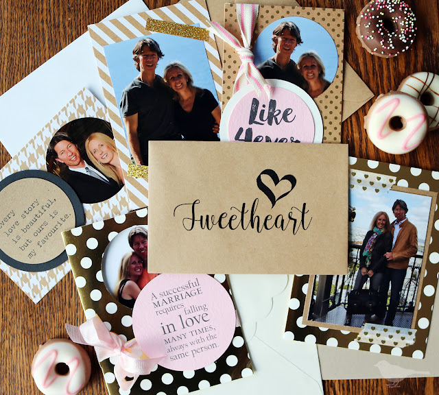 handmade photo cards for Valentine's day and a free printable | Lorrie Everitt Studio