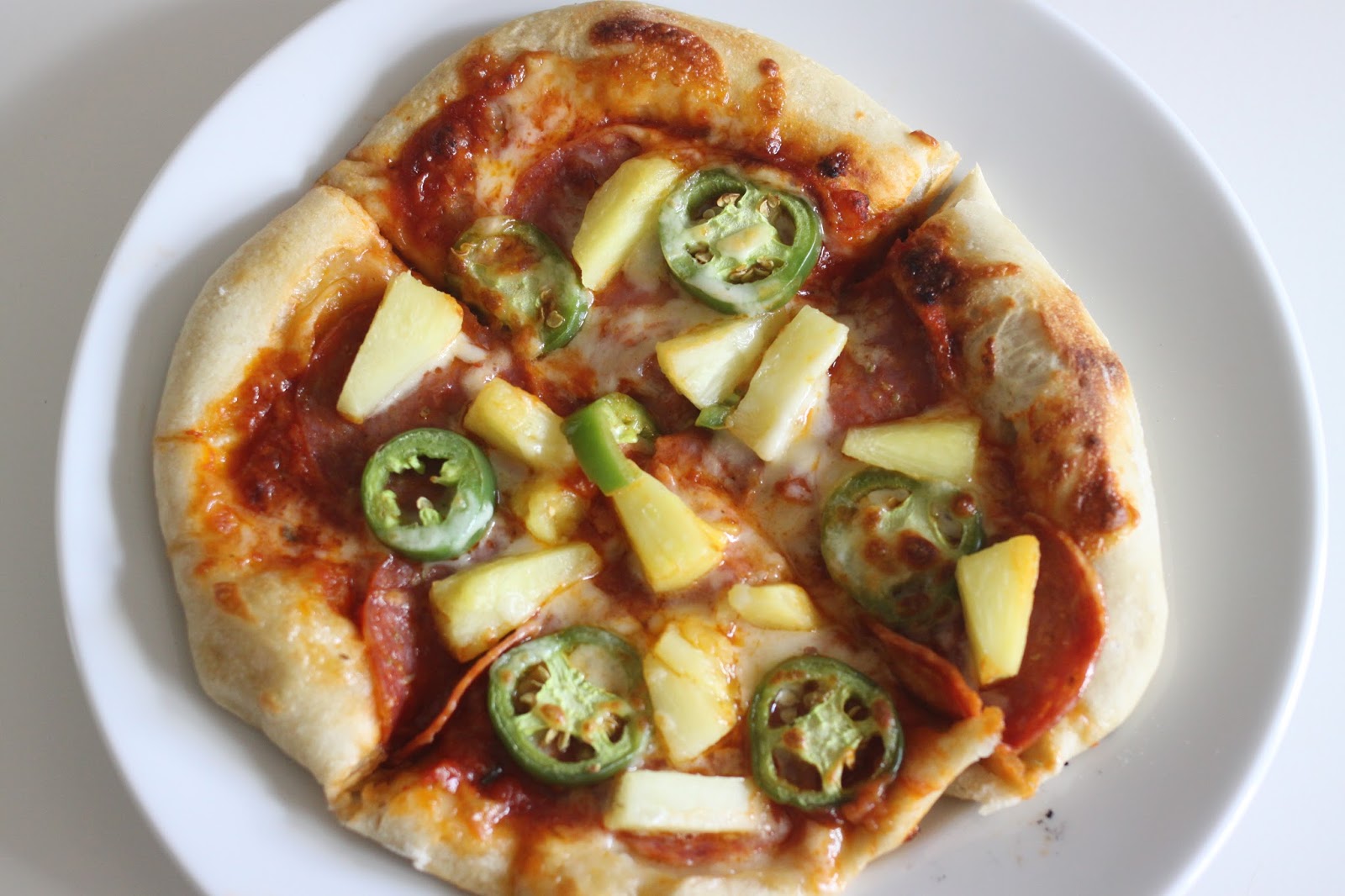 The Larson Lingo Pepperoni, Pineapple & Jalapeño Pizza + A Winner!