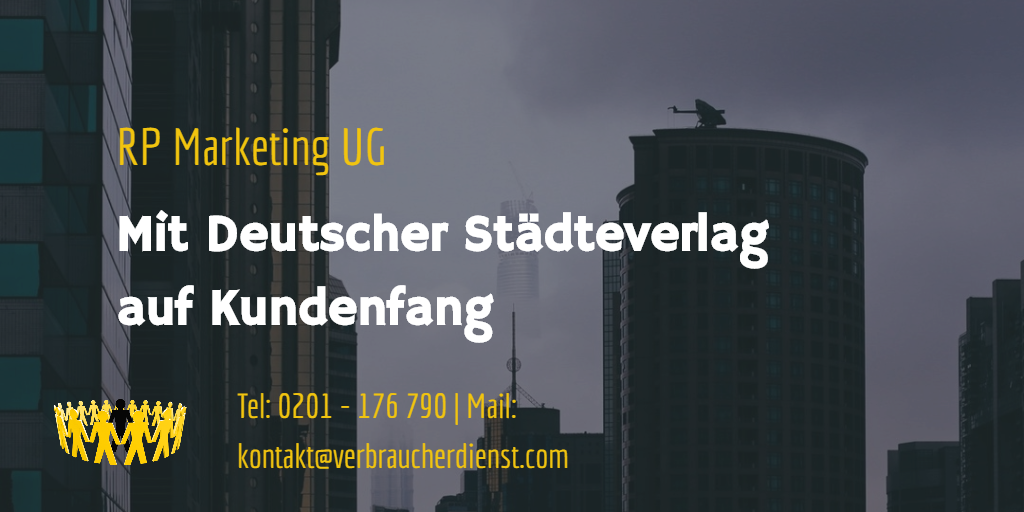 RP Marketing UG | Mit „Deutscher Städteverlag" auf ...