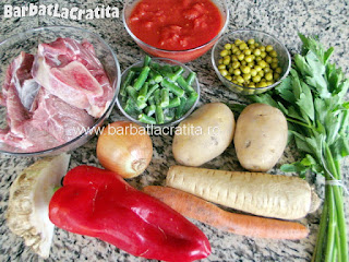 Ciorba de vacuta - toate ingredientele pentru reteta