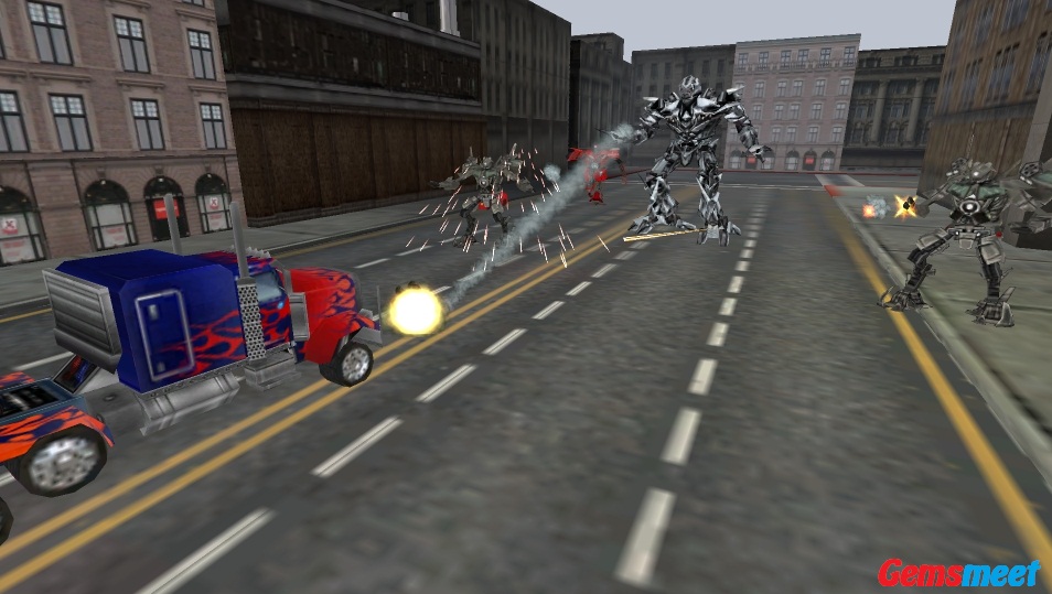 Transformers The Game (USA) PSP ISO 454 MB