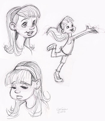 The Ol' Sketchbook: Little Girl