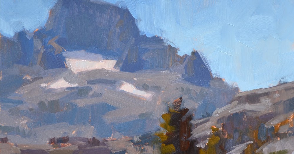 Carol Marine's Painting a Day A Strenuous Hike