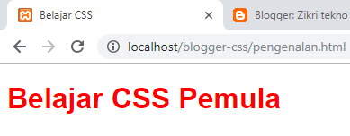 Cara Menghubungkan File CSS dengan HTML - Zikri Tekno
