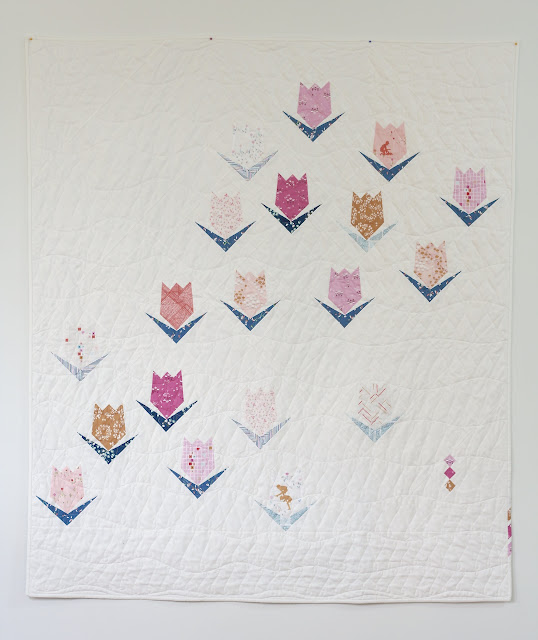 Tulip Quilt by Wooden Spoon Quilts