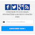 Blue Color Social Subscription Widget for Blogger