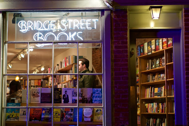 image of storefront of Bridge Street Books, address 2814 Pennsylvania Ave NW, Washington, DC, best literary bookstore in Washington, DC