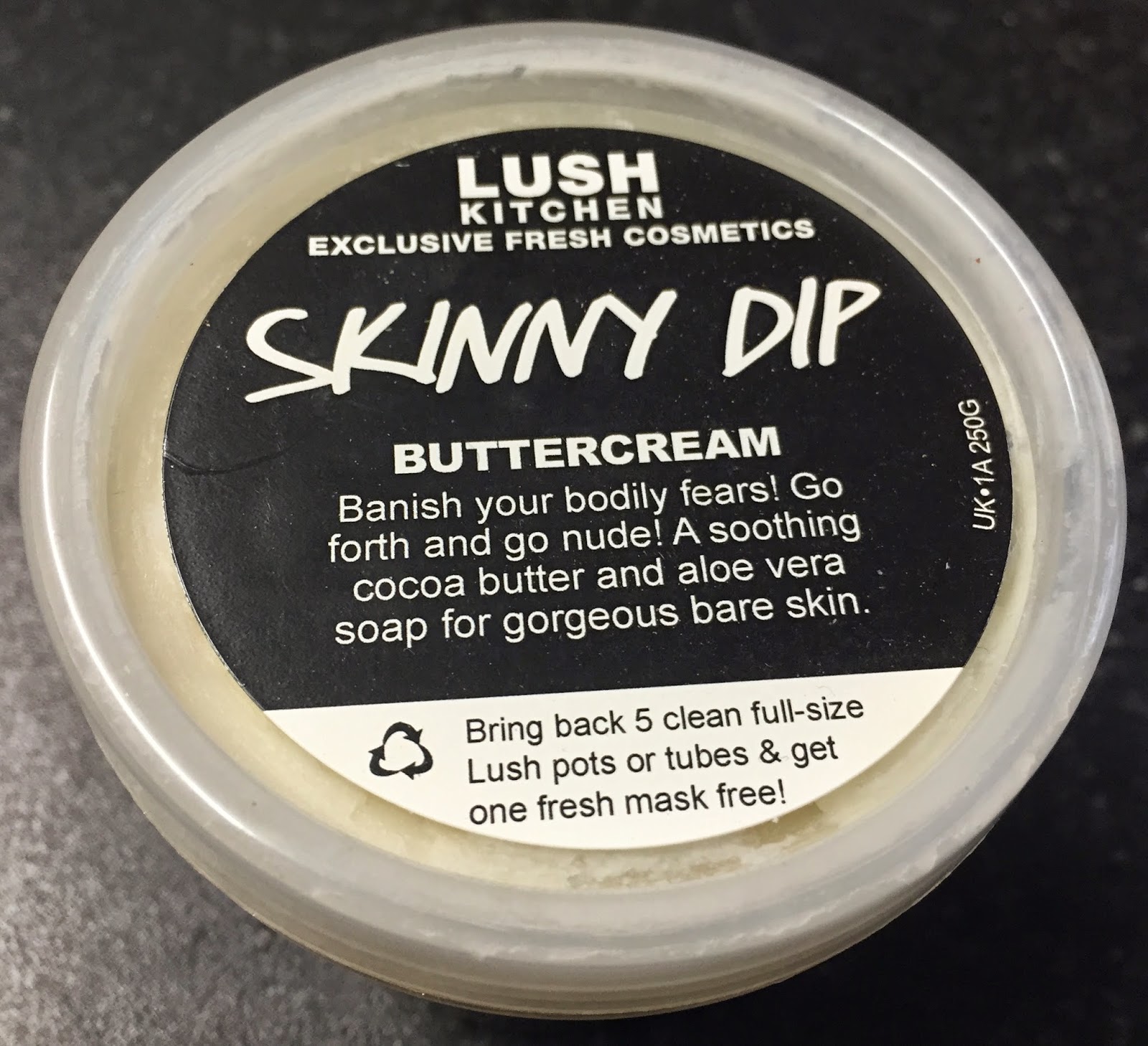 All Things Lush UK Skinny Dip Buttercream