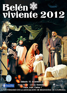 Cartel Belén Viviente en Chipiona (Cádiz) 2012