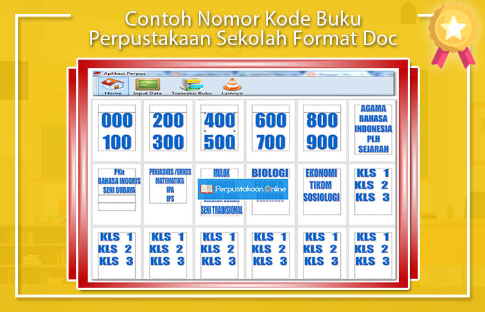 Contoh Nomor Kode Buku Perpustakaan Sekolah Format Doc Contoh Nomor Kode Buku Perpustakaan Sekolah Format Doc