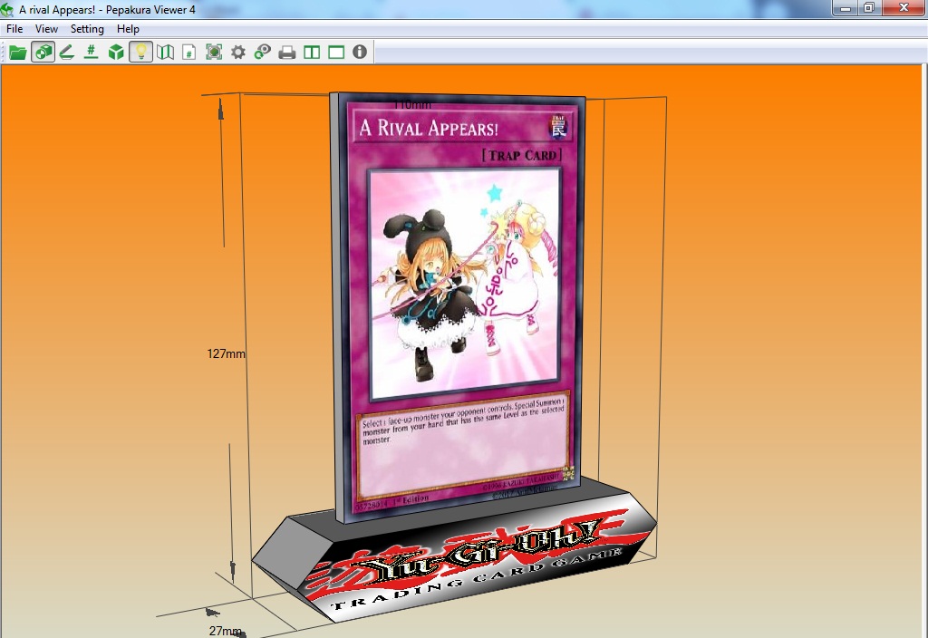 Our World: Papercraft Card Yugioh 1