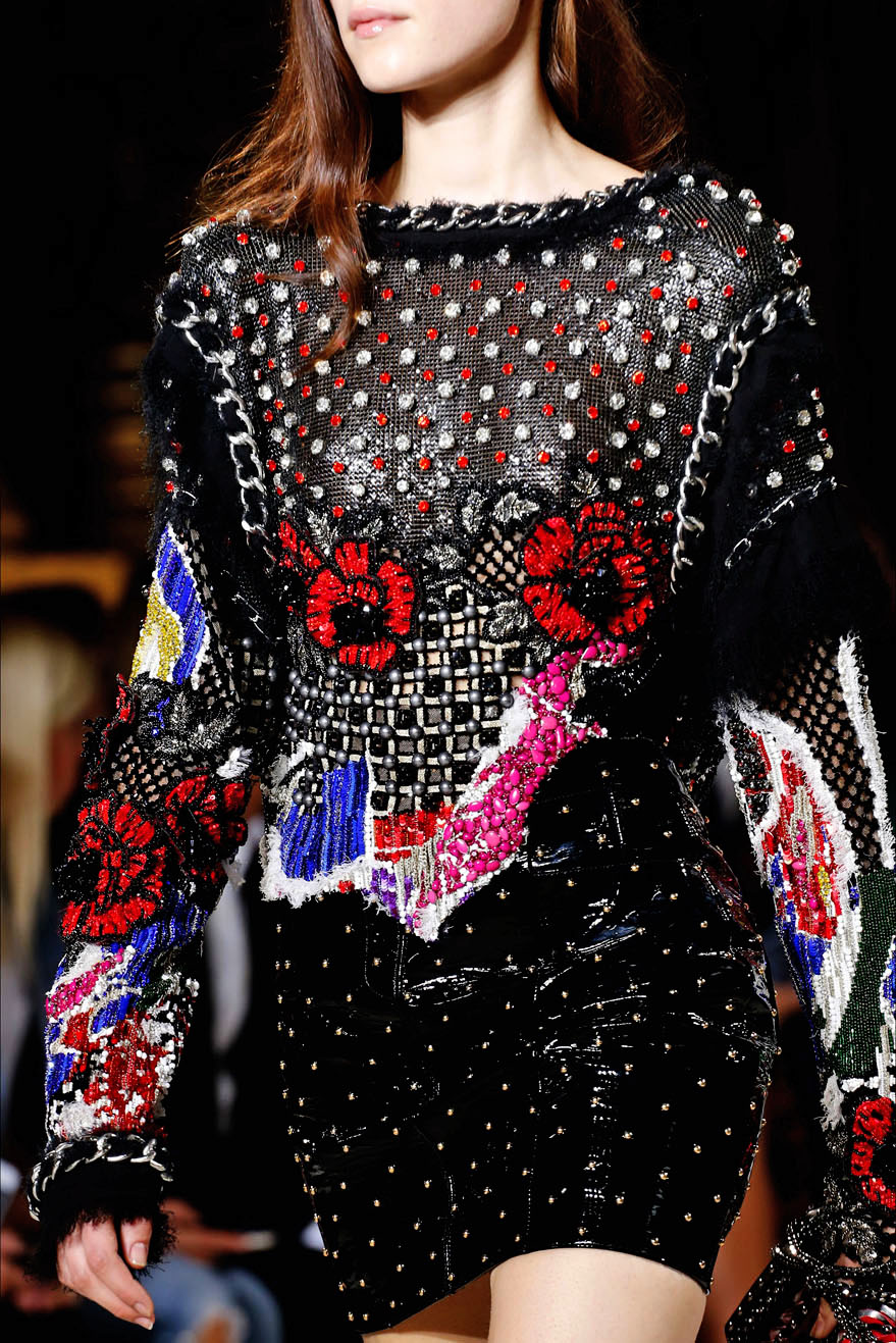 Olivier Rousteing knows how to carefully cut and shapes each design to ...