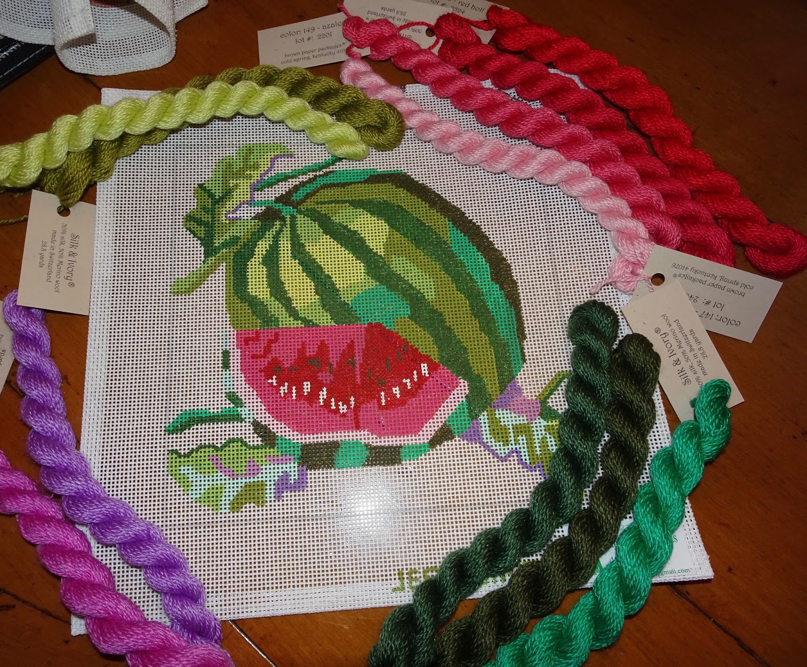 The French Tangerine needlepoint update and a san francisco shop