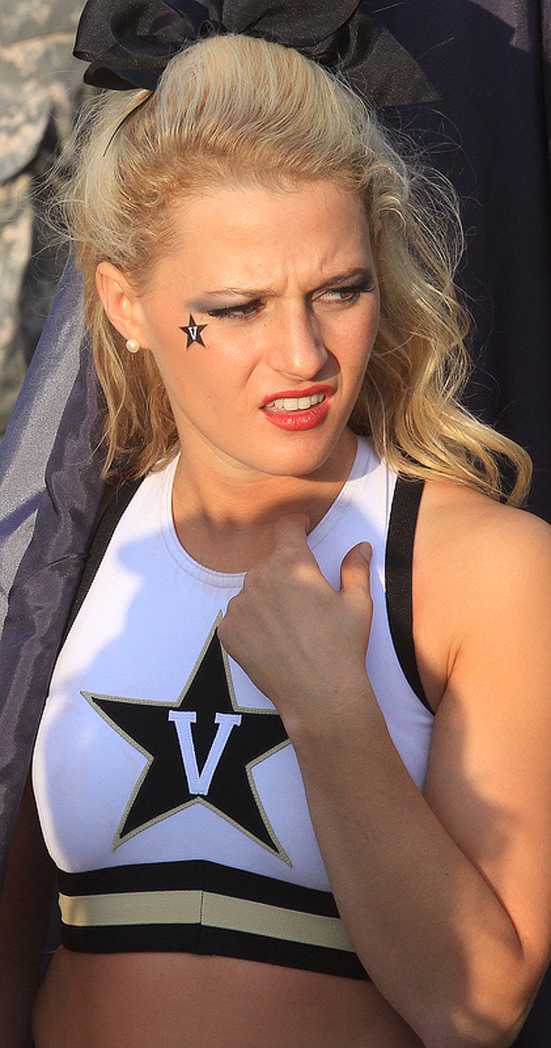 NFL and College Cheerleaders Photos Vanderbilt Cheerleaders Ready For