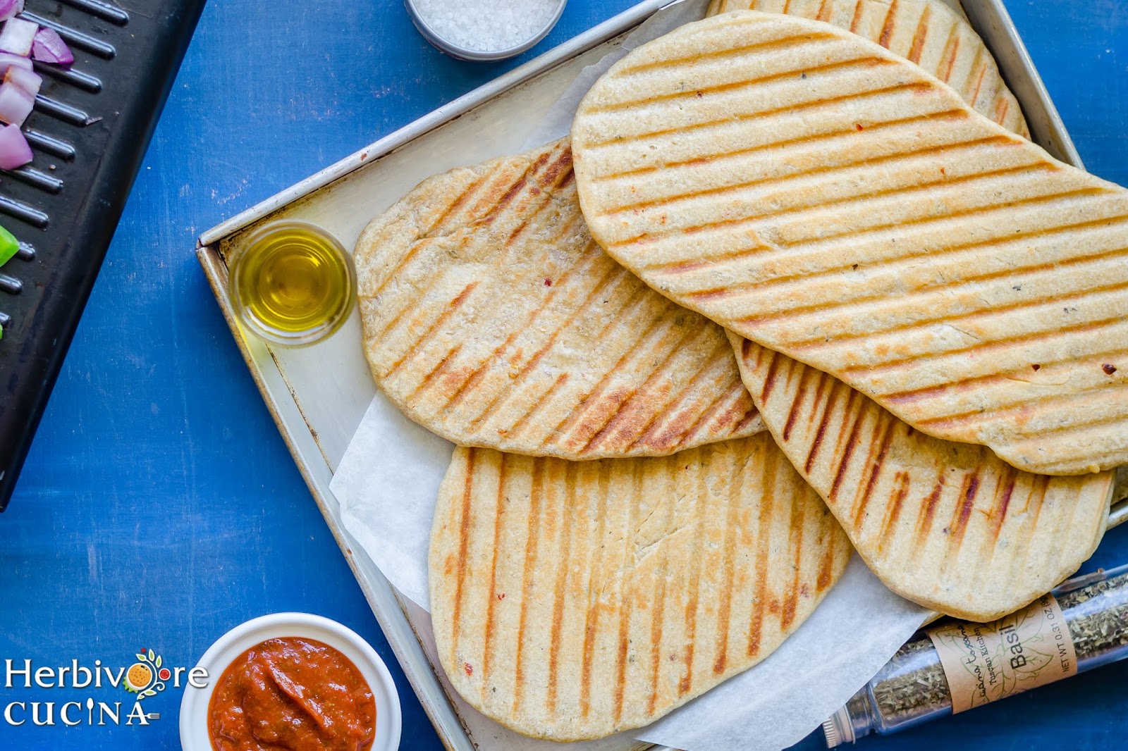 Herbivore Cucina Whole Wheat Panini Press Breads