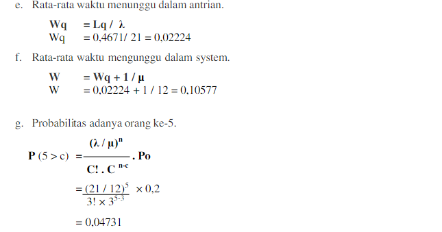 Contoh Soal Model Antrian Riset Operasi Barisan Contoh
