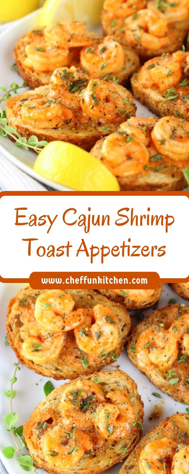 Easy Cajun Shrimp Toast Appetizers Easy Cajun Shrimp Toast Appetizers