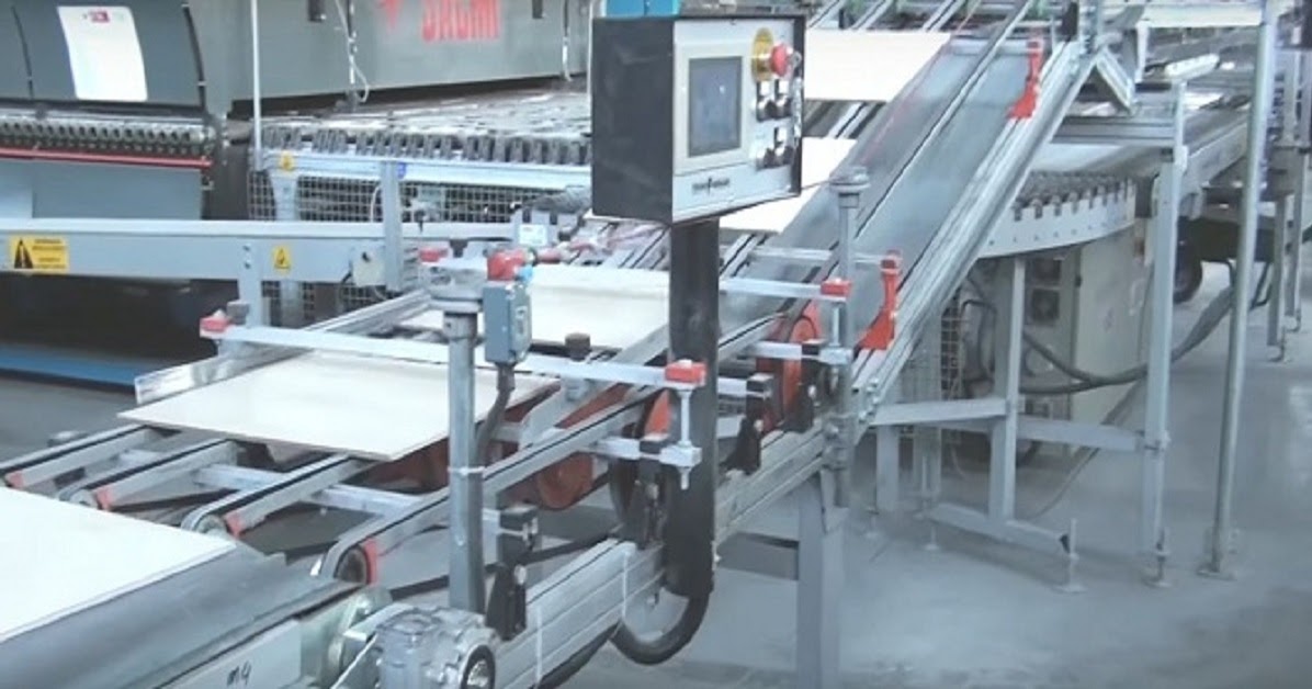 Vitrified tiles manufacturing process for floor Vitrified tiles