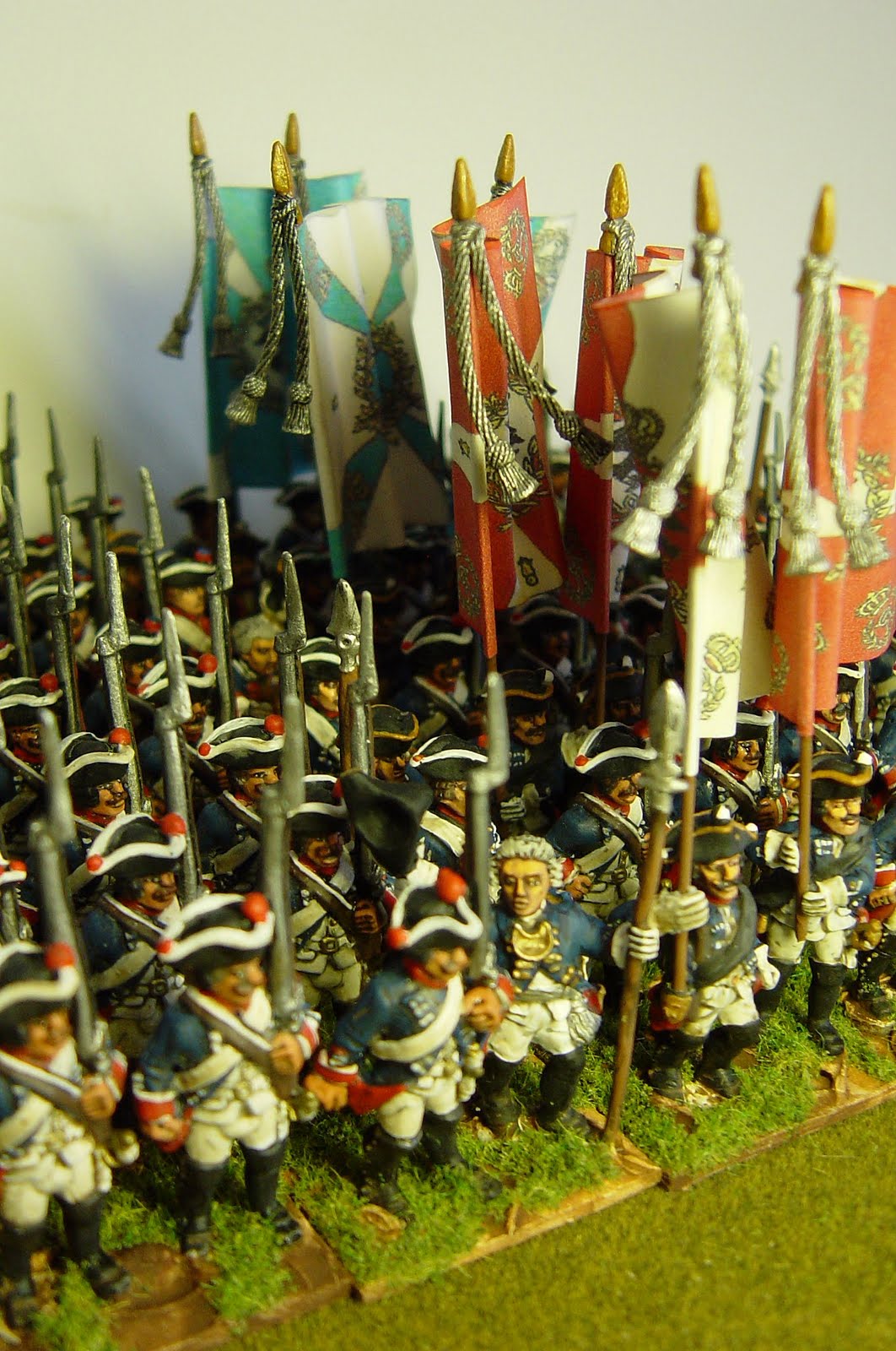 Painting Wargames Figures 28mm SYW Prussians