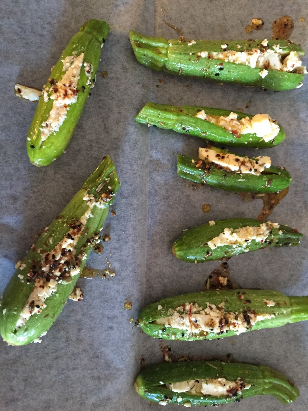 OvenRoasted Baby Zucchini
