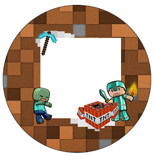 Toppers o Etiquetas de Minecraft para imprimir gratis. Toppers o Etiquetas de Minecraft para imprimir gratis.