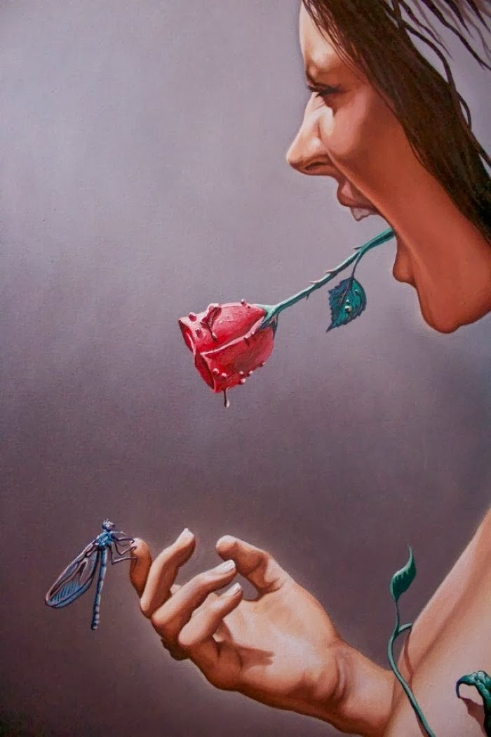 The Dragonfly and the rose. Eduardo Urbano Merino 7