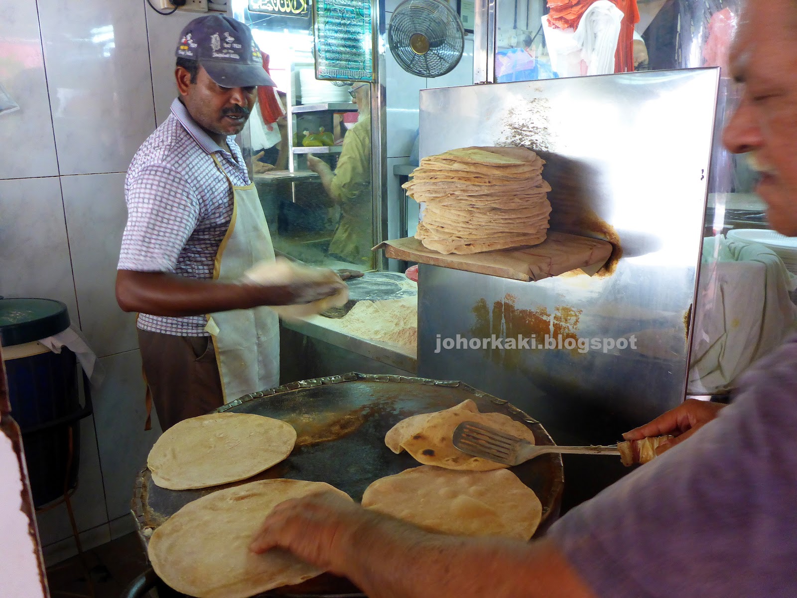 Azmi Chapati Singapore Little India Norris Road Tony Johor Kaki