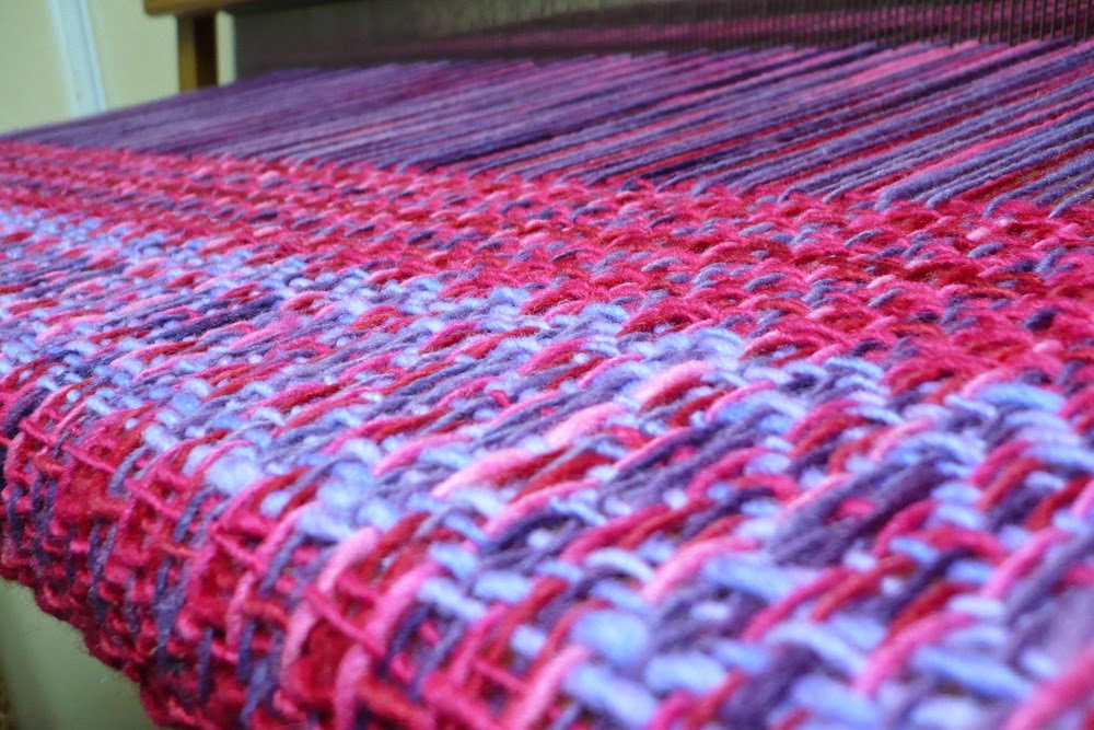 FaroeViking Handspun Me Myself and Yarn Weaving Blankets with Stash Yarns