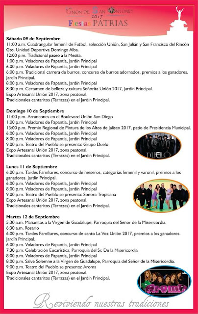 programa fiestas patrias union de san antonio 2017