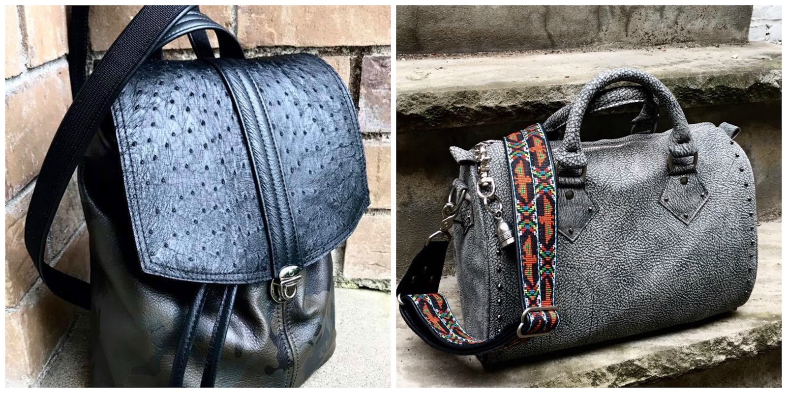Emmaline Bags Sewing Patterns And Purse Supplies Leather Check Out Some Of The Incredible Bags She Has Created With Gorgeous Leather From Tannery Nyc