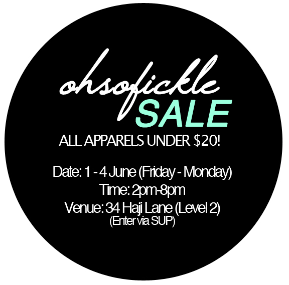 Ohsofickle OHSOFICKLE HAJI SALE ohsofickle-ohsofickle-haji-sale