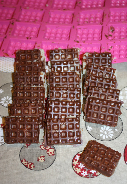 mis recetas dulces y saladas: mini turrones choco-coco