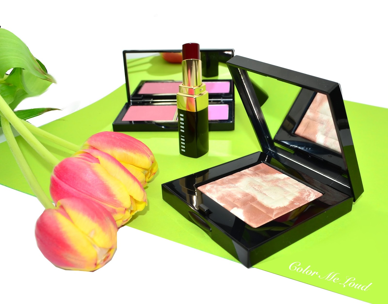 Bobbi Brown Highlighting Powder Pink Glow, Blush Duo Sand Pink/Pale