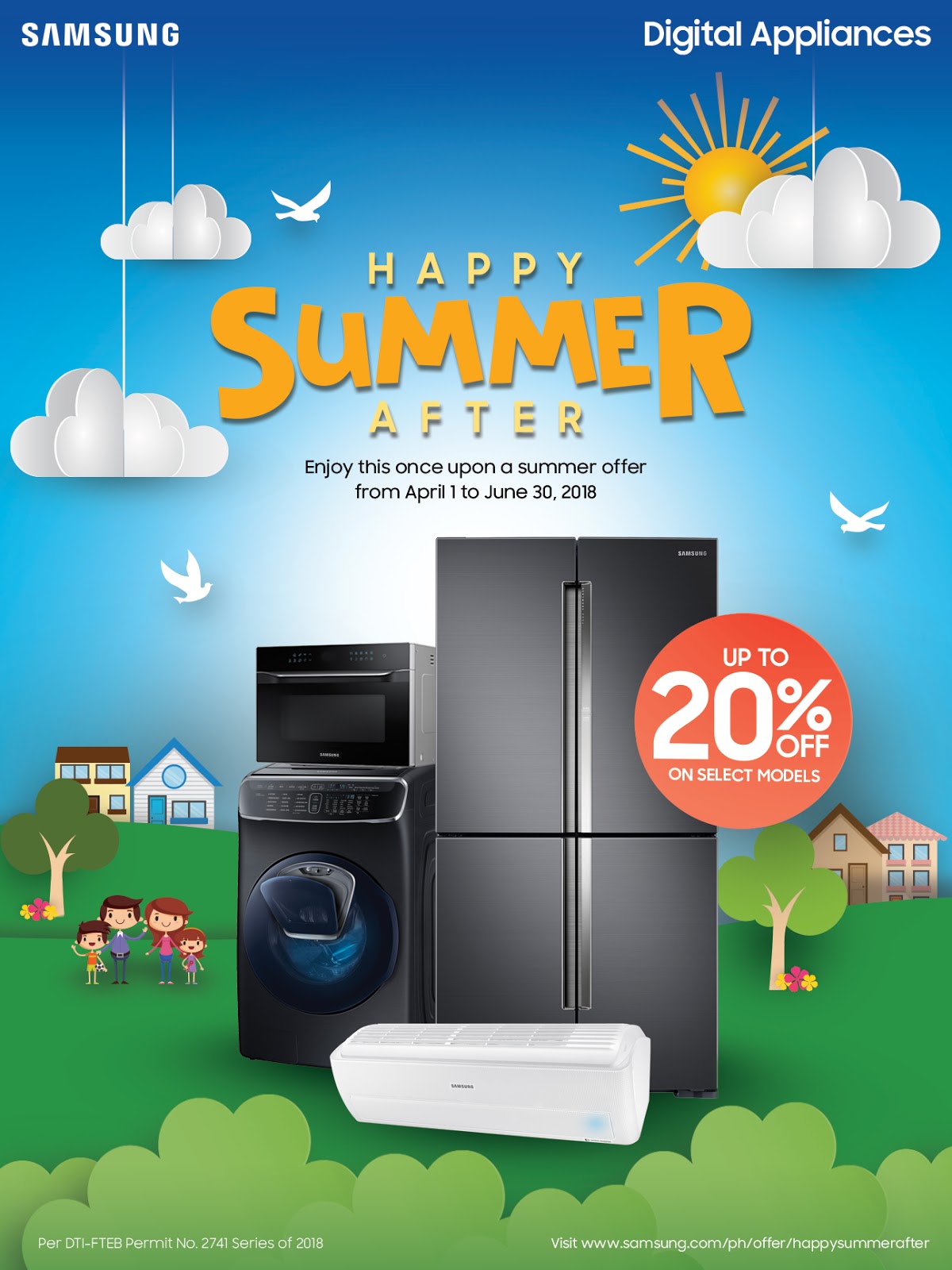 SAMSUNG Digital Appliances’ Happy Summer After Deals