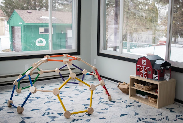 Our shared Montessori playroom 