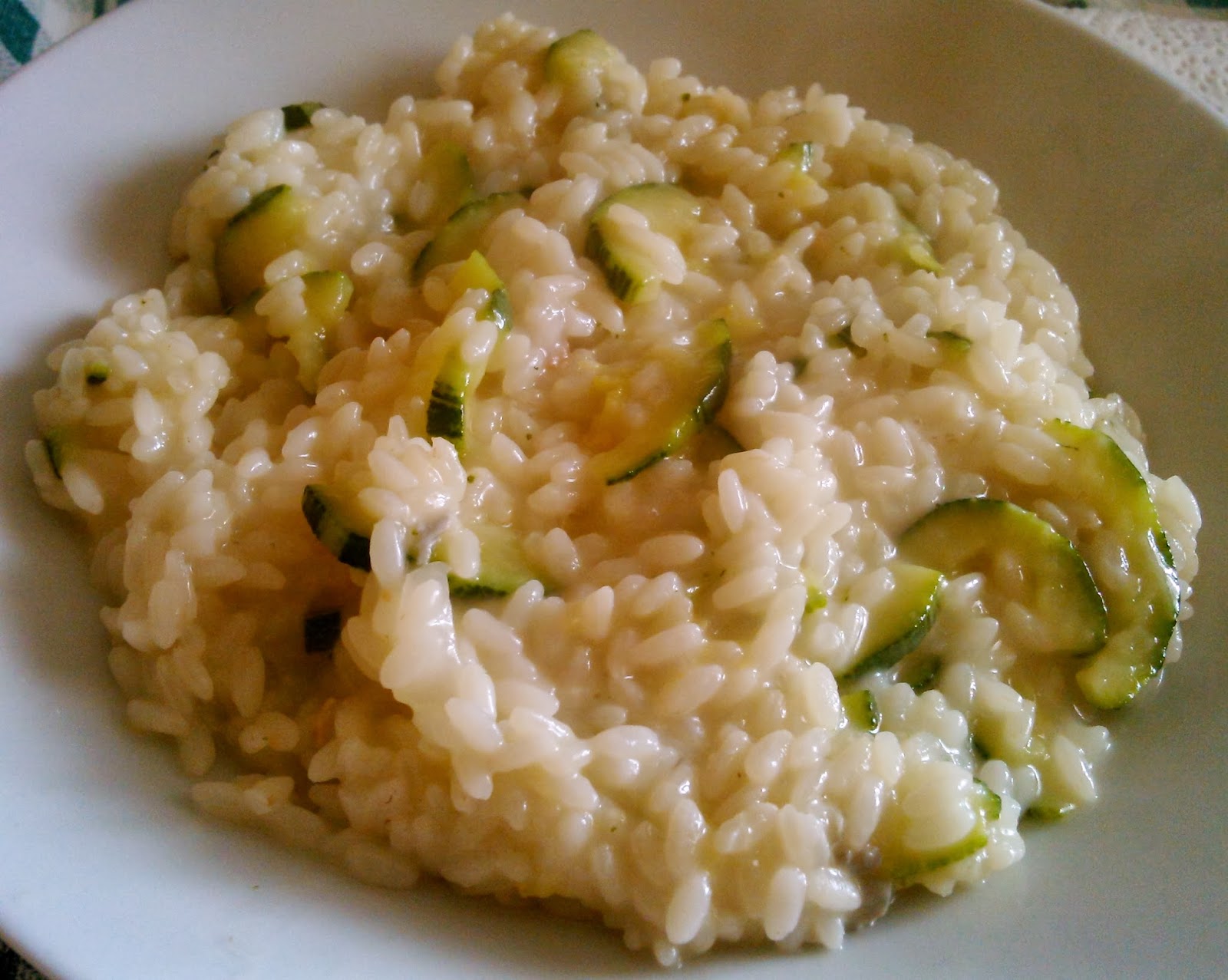 Risotto con zucchine e Amore al Primo Assaggio