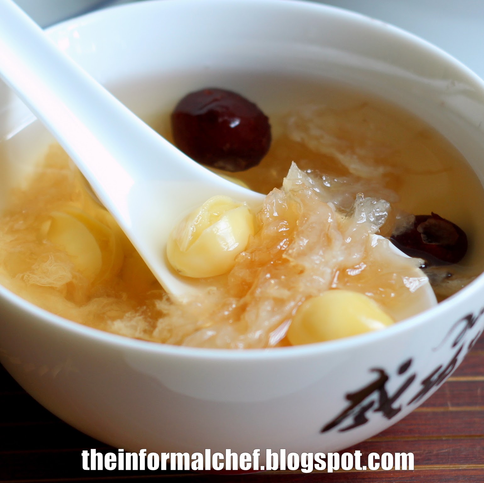 The Informal Chef Bird's Nest Soup With Gingko Nuts 冰糖燕窝