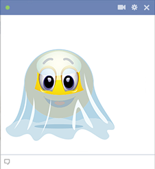 Ghost Facebook Sticker