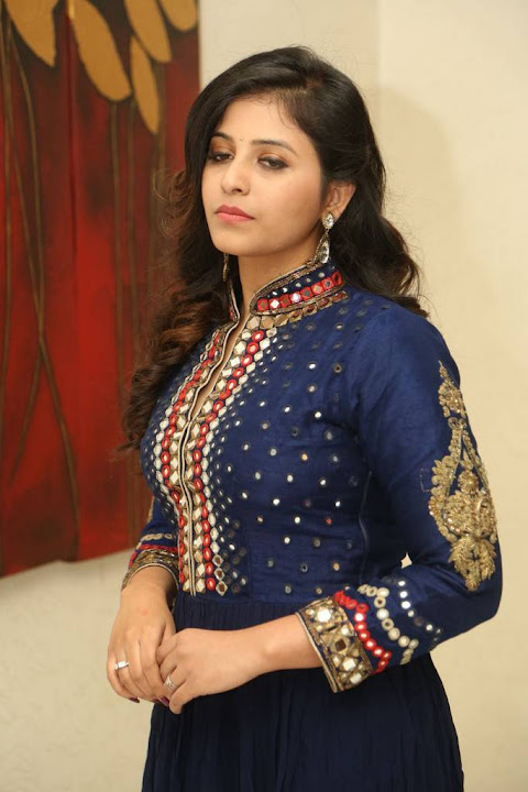 Anjali at Chitrangada Movie Pre Release Function