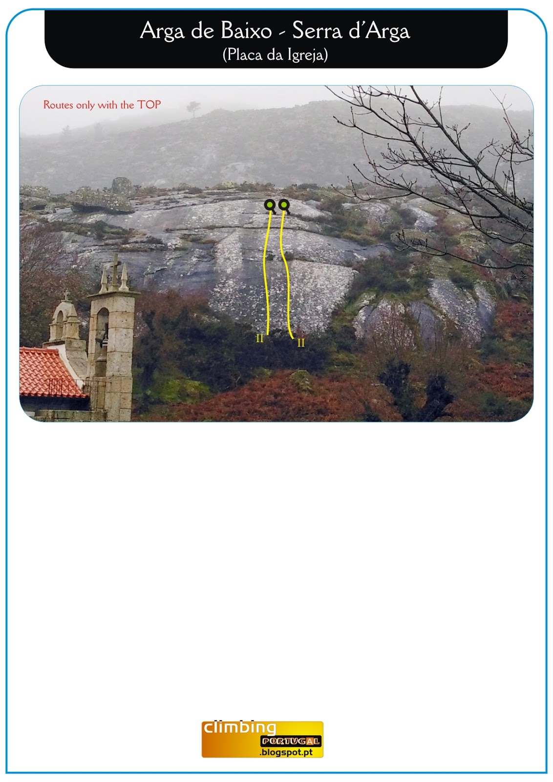 CLIMBING PORTUGAL Arga de Baixo Serra D'Arga