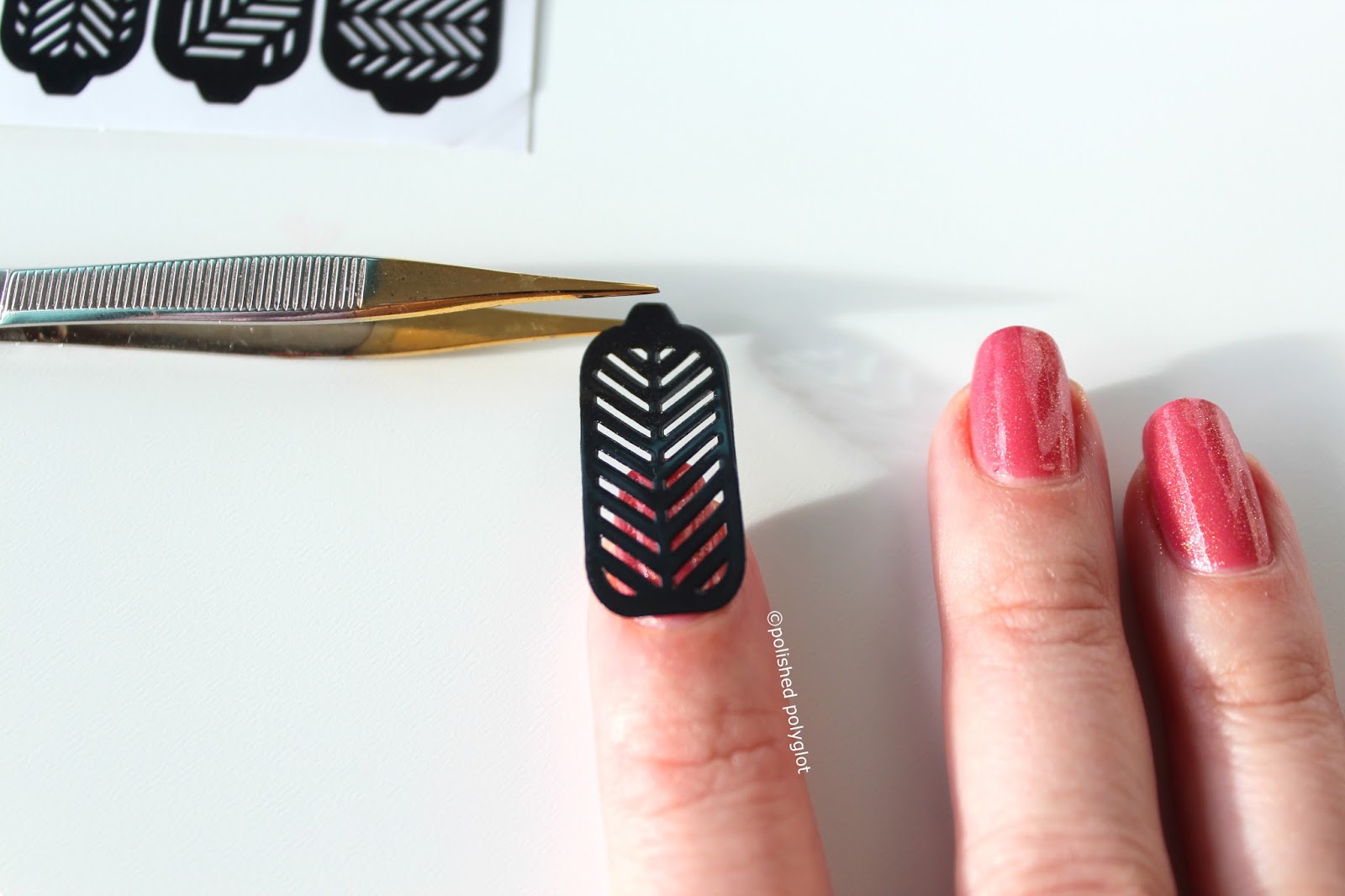 8. French Tip Nail Art Vinyl Stickers - 4 Sheets - wide 6