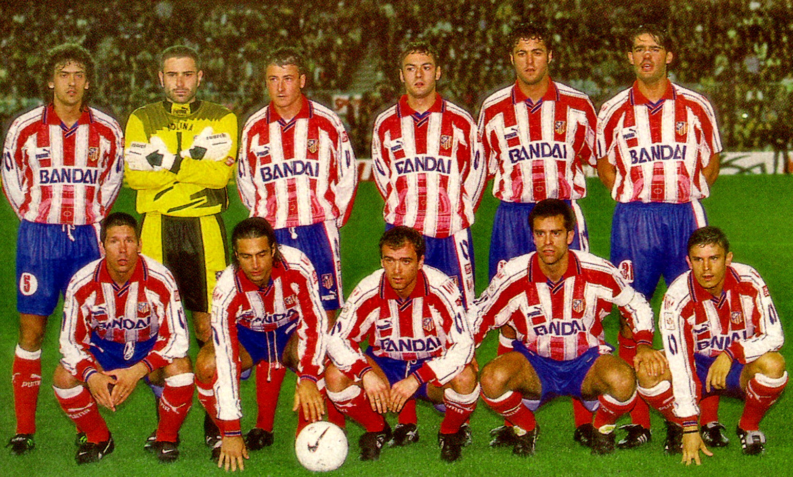 EQUIPOS DE FÚTBOL: Club ATLÉTICO DE MADRID de la temporada 1980-81 a la 1999-2000