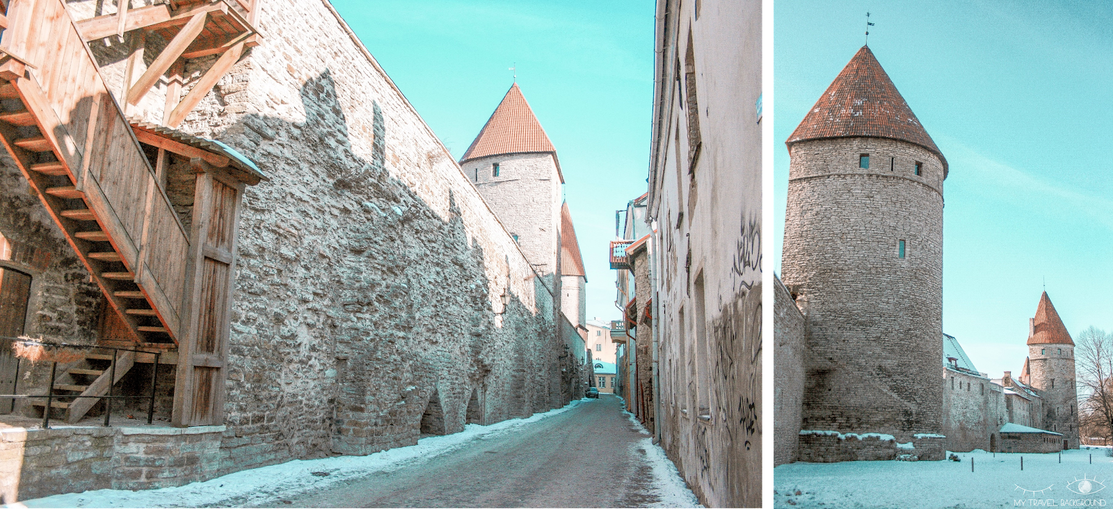 My Travel Background : Escale à Tallinn en Estonie, la perle de la Mer Baltique - Les remparts de Tallinn