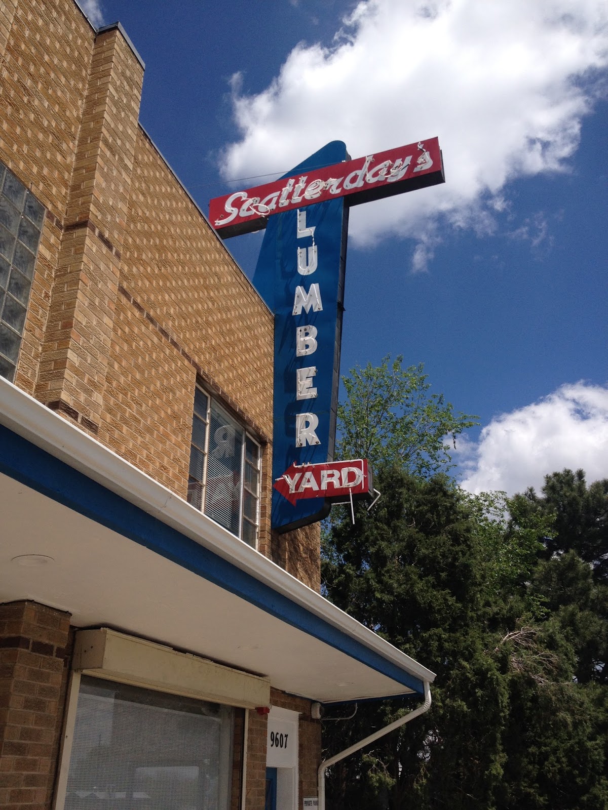 Colfax Avenue Scatterday's Lumber Yard