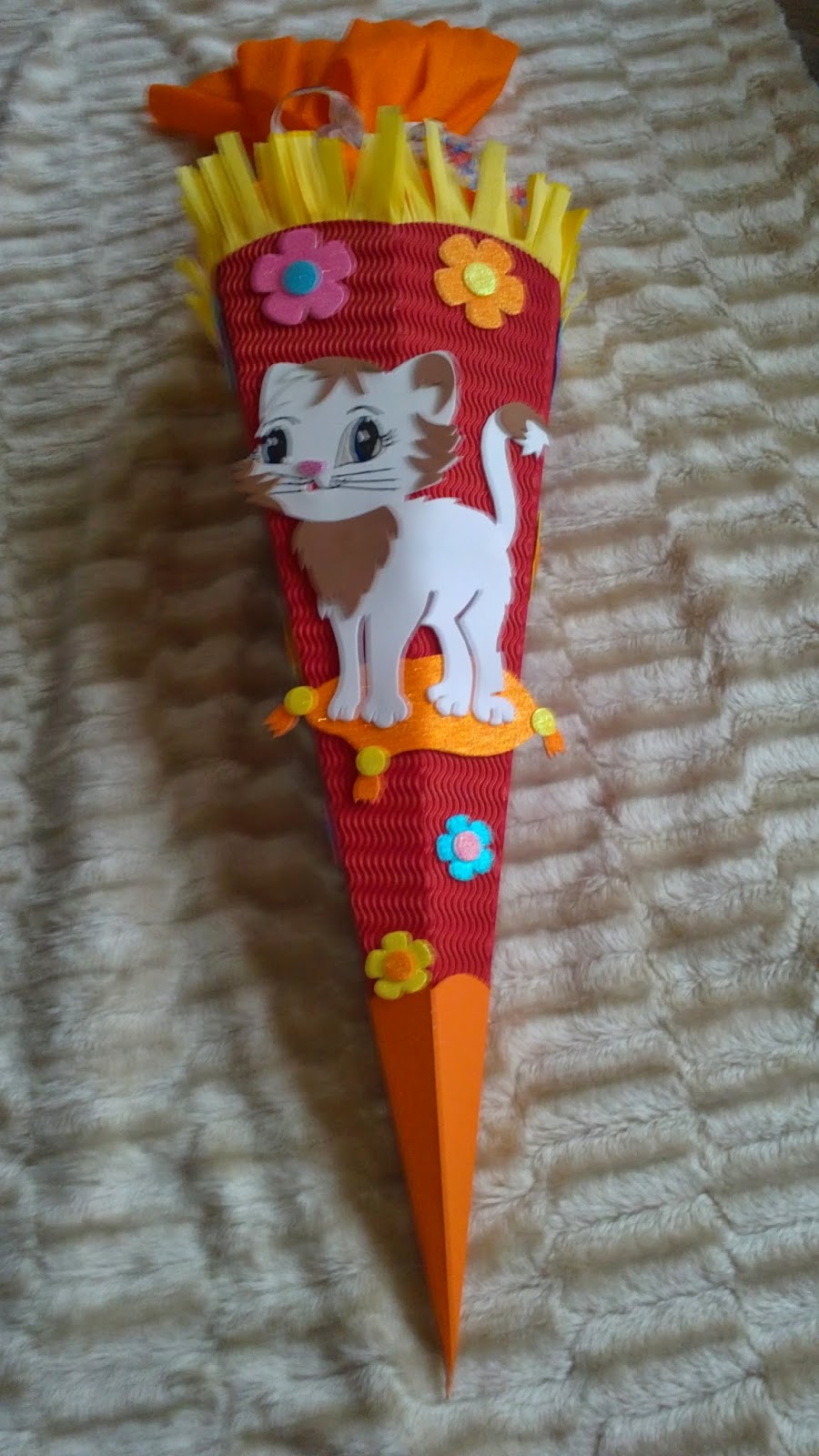 Schultüten " HIER KOMMT DIE KATZE"