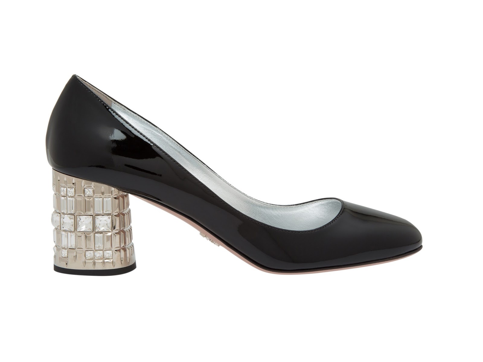 prada crystal embellished pumps